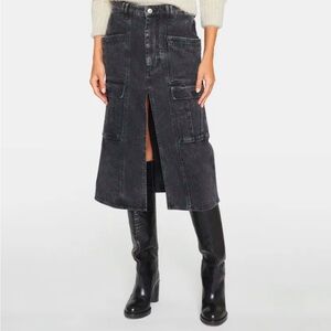 ISABEL MARANT Cargo Midi Skirt With Slit